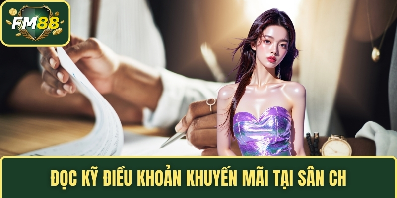 Đọc kỹ điều khoản khuyến mãi tại sân chơi